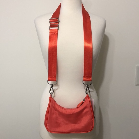 Urban Outfitters Coral Mini Shoulder or Crossbody Bag with Interchangeable Strap - Picture 2 of 6
